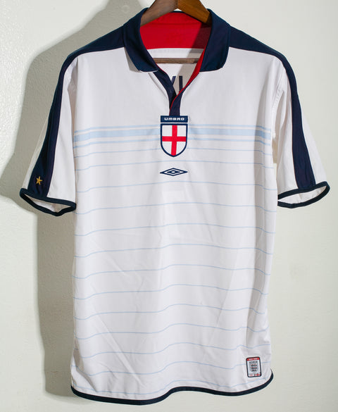 England 2004 Beckham Home Reversible Kit (L)