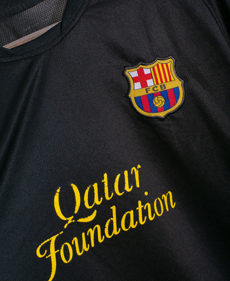 Barcelona 2011-12 Messi Long Sleeve Away Kit (XL)