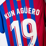 Barcelona 2021-22 Aguero Home Kit (L)