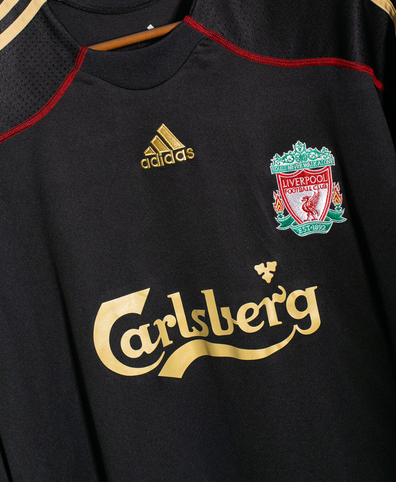 Liverpool 2009-10 Gerrard LS Away Kit (2XL)
