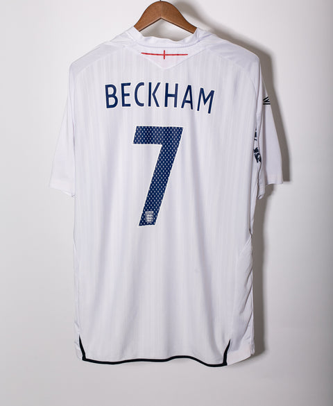 England 2008 Beckham Home Kit (2XL)