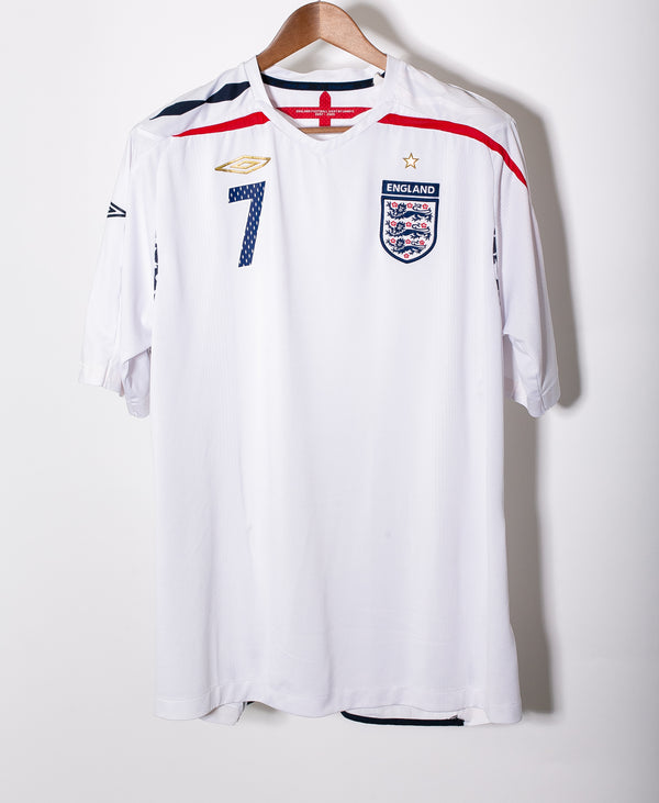 England 2008 Beckham Home Kit (2XL)