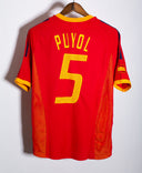Spain 2002 Puyol Home Kit (M)