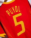 Spain 2002 Puyol Home Kit (M)