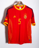 Spain 2002 Puyol Home Kit (M)