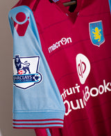 Aston Villa 2015-16 Player Issue Gestede Home Kit (L)