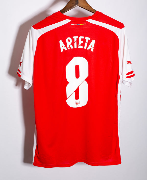Arsenal 2014-15 Arteta Home Kit (XL)