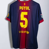 Barcelona 2013-14 Puyol Home Kit (XL)