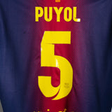 Barcelona 2013-14 Puyol Home Kit (XL)