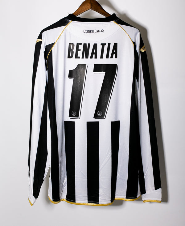 Udinese 2010-11 Benatia Long Sleeve Home Kit NWT (XL)
