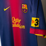 Barcelona 2013-14 Puyol Home Kit (XL)