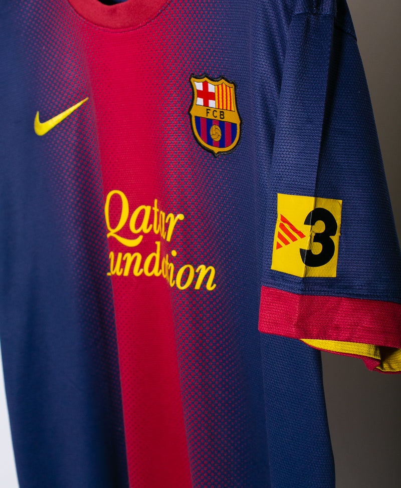 Barcelona 2013-14 Puyol Home Kit (XL)
