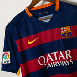 Barcelona 2015-16 Messi Home Kit (L)