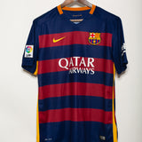 Barcelona 2015-16 Iniesta Home Kit (L)