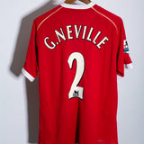 Manchester United 2006-07 G. Neville Home Kit (L)