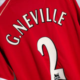 Manchester United 2006-07 G. Neville Home Kit (L)