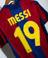 Barcelona 2007-08 Messi Home Kit (S)