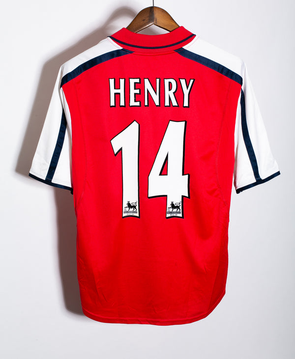 Arsenal 2000-02 Henry Home Kit (S)