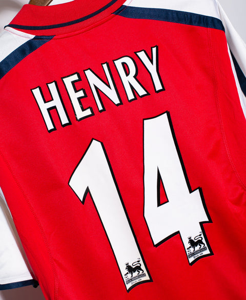 Arsenal 2000-02 Henry Home Kit (S)