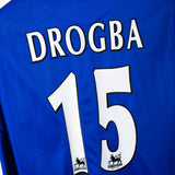 Chelsea 2004-05 Drogba Long Sleeve Home Kit (L)