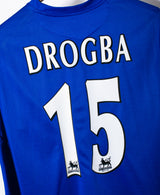 Chelsea 2004-05 Drogba Long Sleeve Home Kit (L)