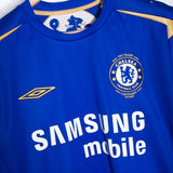 Chelsea 2004-05 Drogba Long Sleeve Home Kit (L)