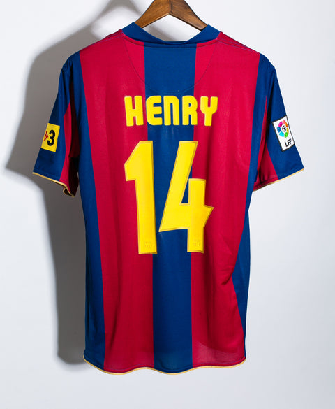 Barcelona 2007-08 Henry Home Kit (L)