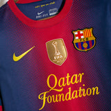 Barcelona 2012-13 Messi Home Kit (S)