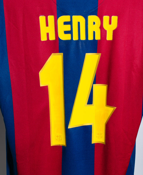 Barcelona 2007-08 Henry Home Kit (L)