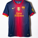 Barcelona 2012-13 Messi Home Kit (S)