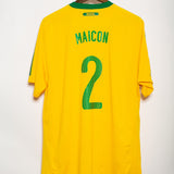 Brazil 2010 Maicon Home Kit (XL)
