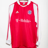 Bayern Munich 2003-04 Long Sleeve Home Kit (M)