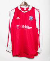 Bayern Munich 2003-04 Long Sleeve Home Kit (M)