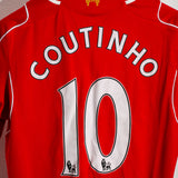 Liverpool 2014-15 Coutinho Home Kit (L)