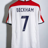 England 2004 Beckham Home Kit (L)