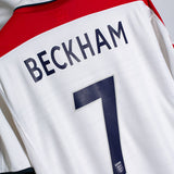 England 2004 Beckham Home Kit (L)