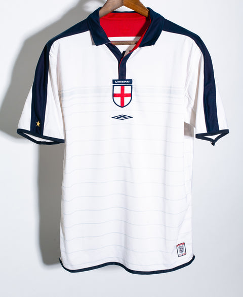 England 2004 Beckham Home Kit (L)