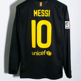 Barcelona 2011-12 Long Sleeve Messi Away Kit (M)