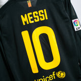 Barcelona 2011-12 Long Sleeve Messi Away Kit (M)