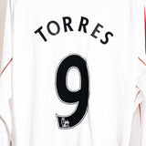 Liverpool 2010-11 Torres Long Sleeve Away Kit (2XL)