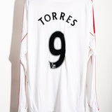 Liverpool 2010-11 Torres Long Sleeve Away Kit (2XL)