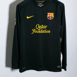 Barcelona 2011-12 Long Sleeve Messi Away Kit (M)