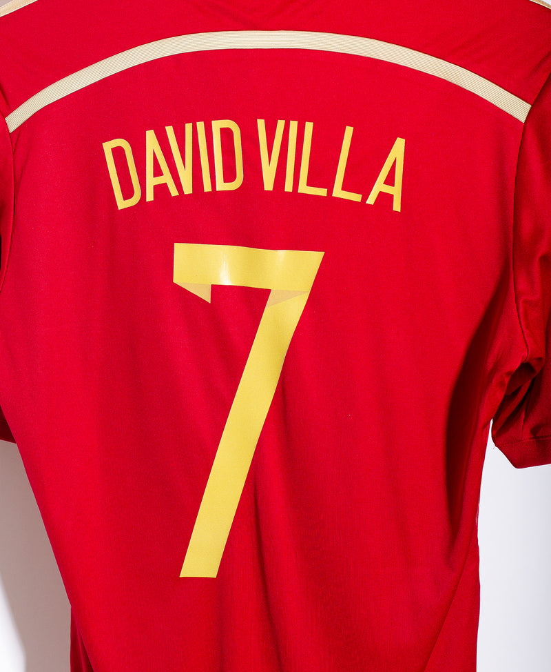 Spain 2014 David Villa Home Kit (M)
