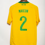 Brazil 2010 Maicon Home Kit (S)