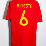 Spain 2010 Iniesta Home Kit (XL)