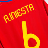 Spain 2010 Iniesta Home Kit (XL)