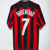 AC Milan 2003-04 Shevchenko Home Kit (L)