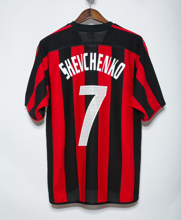 AC Milan 2003-04 Shevchenko Home Kit (L)