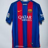 Barcelona 2016-17 Suarez Home Kit (XL)