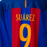 Barcelona 2016-17 Suarez Home Kit (XL)